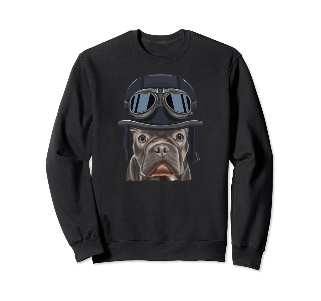 Funny Motorcycle Helmet French Sweatshirt - Trendy Graphic Men Women - T-Shirt, Sweatshirt, Hoodie