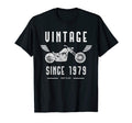 Since 1979 Motorcycle Bike T-Shirt - Aesthetic Graphic Men Women - T-Shirt, Sweatshirt, Hoodie