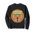 Antisocial Butterfly Funny Colorful Sweatshirt - Unique Graphic for Adults - T-Shirt, Sweatshirt, Hoodie