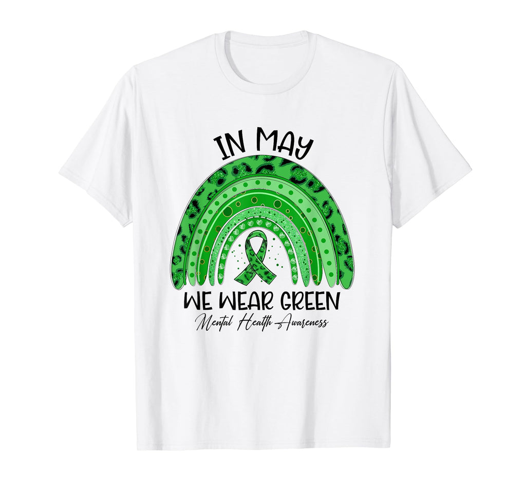 Rainbow May We Wear Green Mental T-Shirt - Streetwear Style for Adults - T-Shirt, Sweatshirt, Hoodie