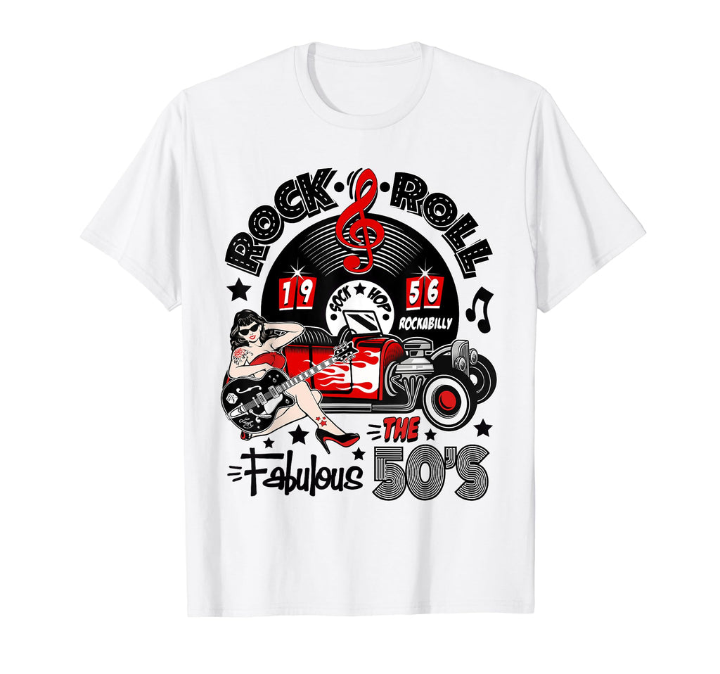 50S Rockabilly 1950S Sock Hop Doo Wop T-Shirt - Streetwear Style Men Women - T-Shirt, Sweatshirt, Hoodie