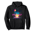 Vaporwave Solar System 80S Synthwave Space Hoodie - Trendy Graphic Unisex - T-Shirt, Sweatshirt, Hoodie