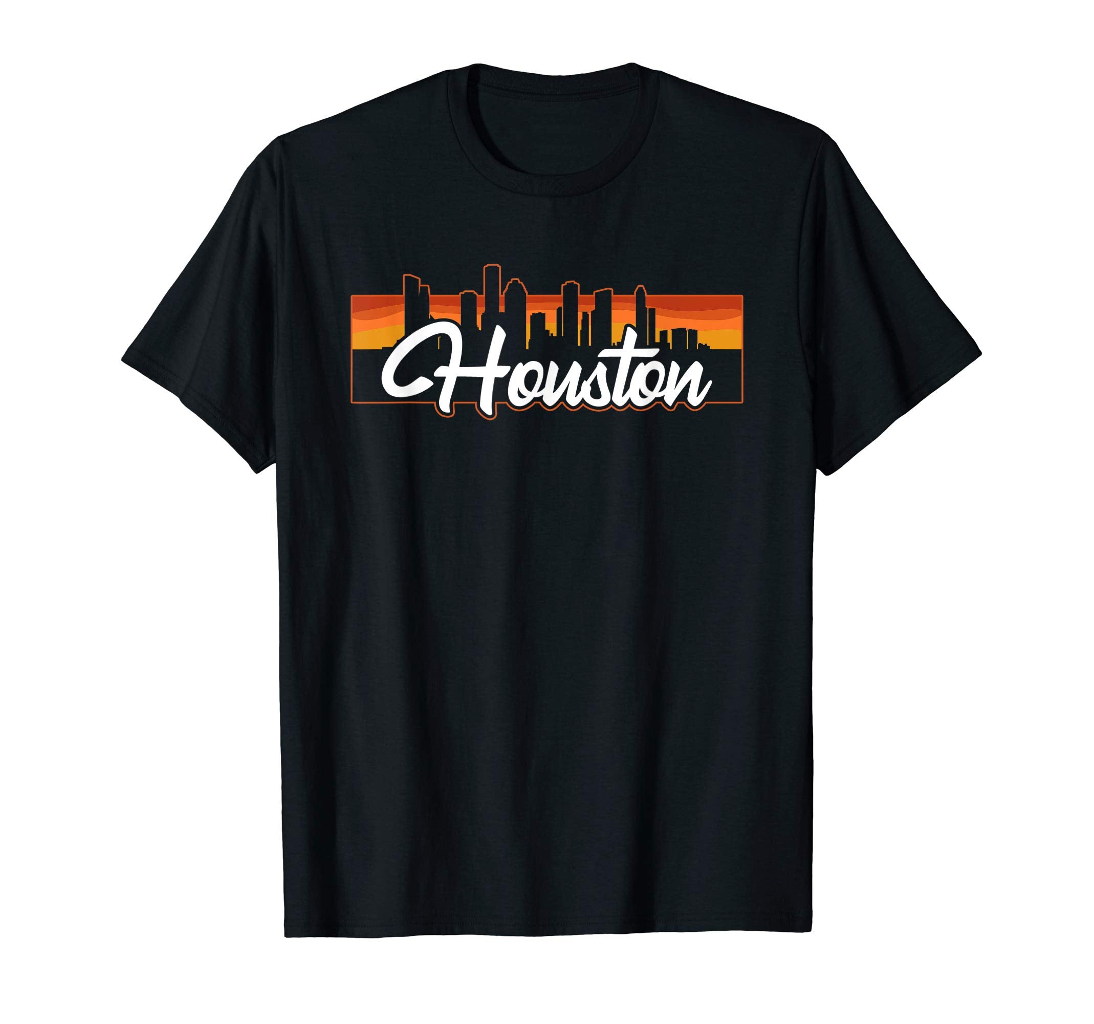 Houston Texas Sunset Skyline T-Shirt - Casual Everyday Wear for Adults - T-Shirt, Sweatshirt, Hoodie