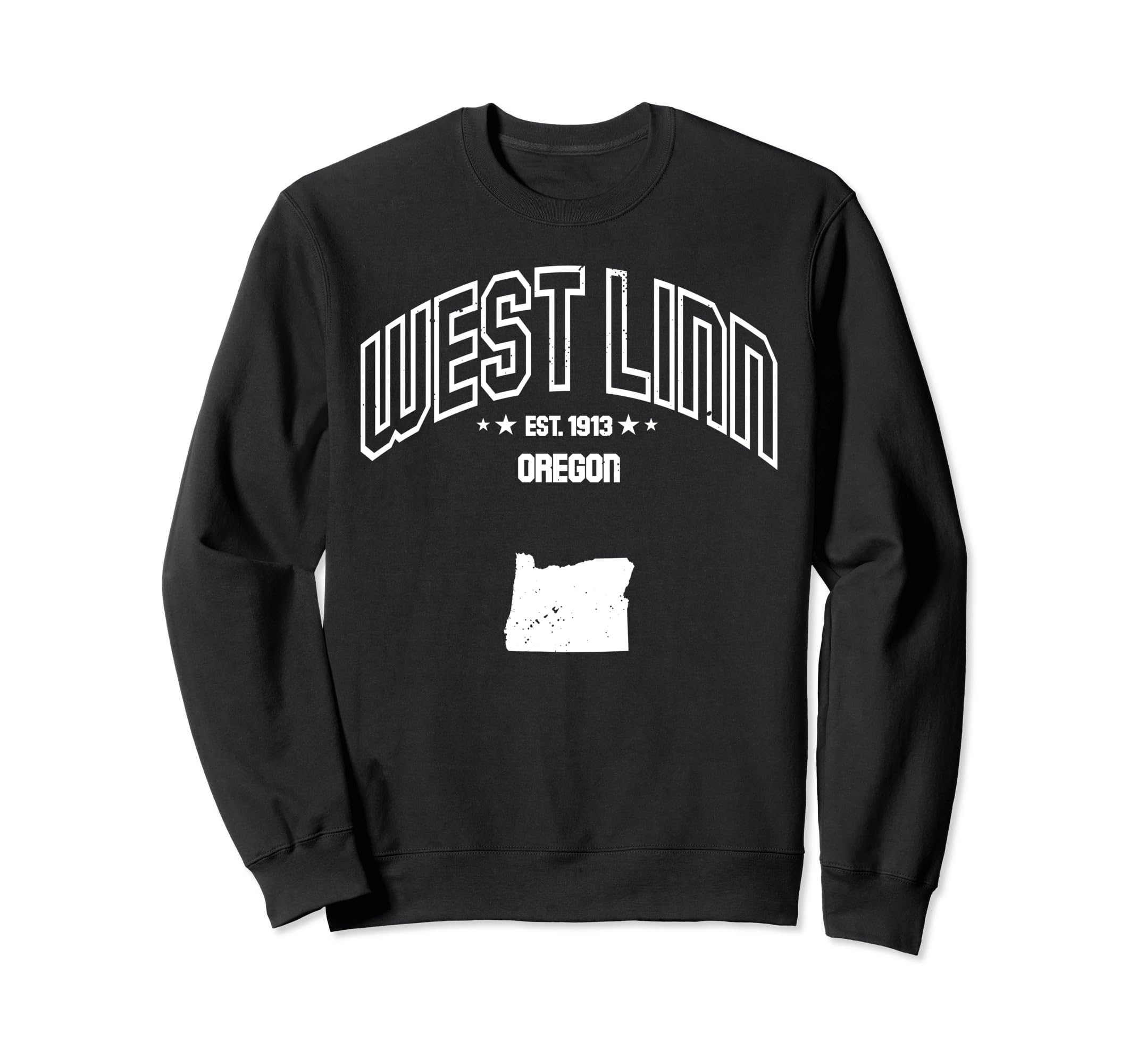 Throwback Athletic West Linn Oregon Or Sweatshirt - Graphic Print Unisex - T-Shirt, Sweatshirt, Hoodie