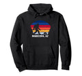 Bigfoot Armadillo Animal Outfit Sunset Mesa Hoodie - Graphic Print Unisex - T-Shirt, Sweatshirt, Hoodie