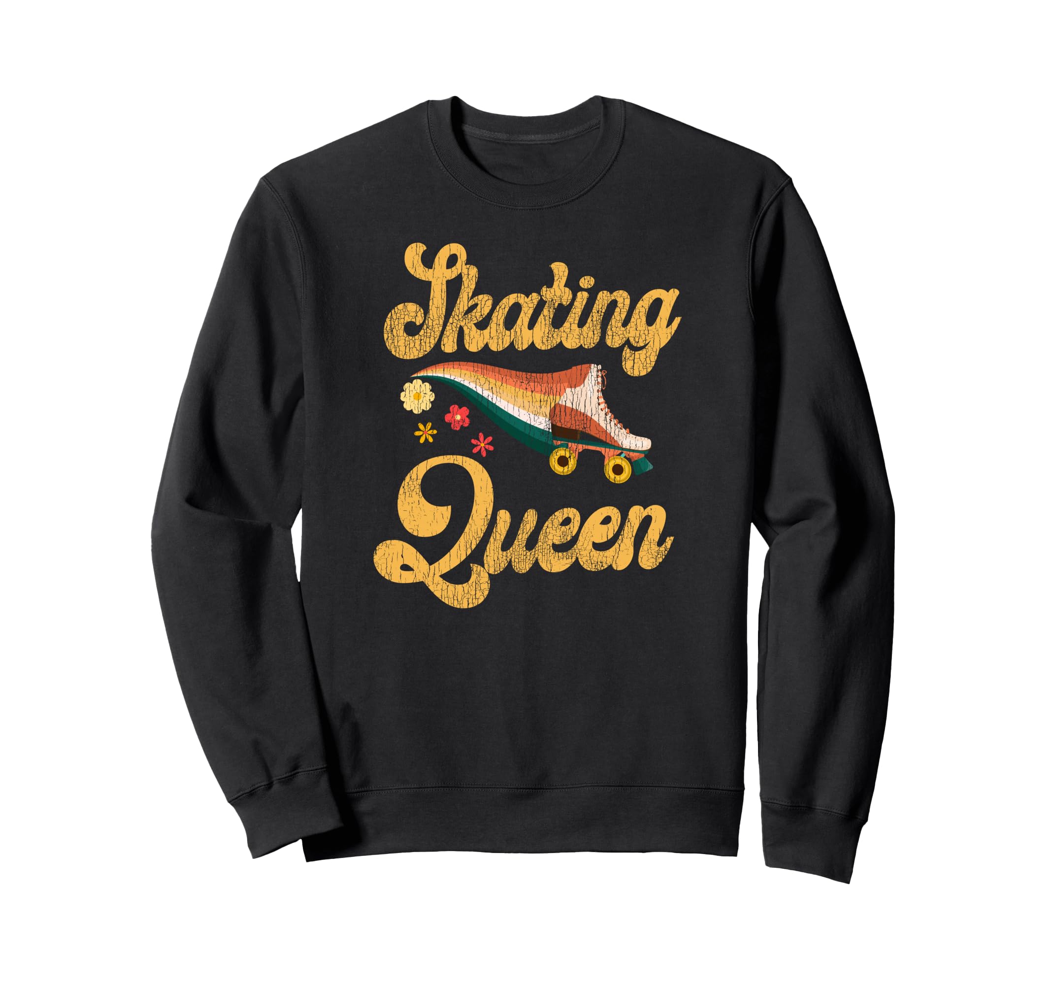 Roller Skating Skate 1970S Sweatshirt - Novelty Apparel Men Women - T-Shirt, Sweatshirt, Hoodie