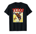Texas Rodeo Travel Postcard T-Shirt - Casual Everyday Wear Men Women - T-Shirt, Sweatshirt, Hoodie