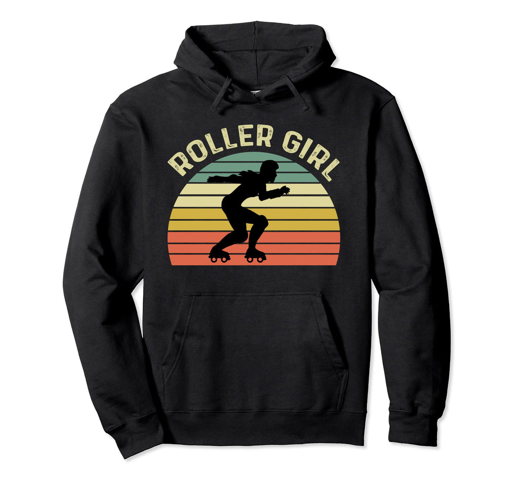 Roller Skating 70S 80S Skate Derby Hoodie - Casual Everyday Wear for Adults - T-Shirt, Sweatshirt, Hoodie