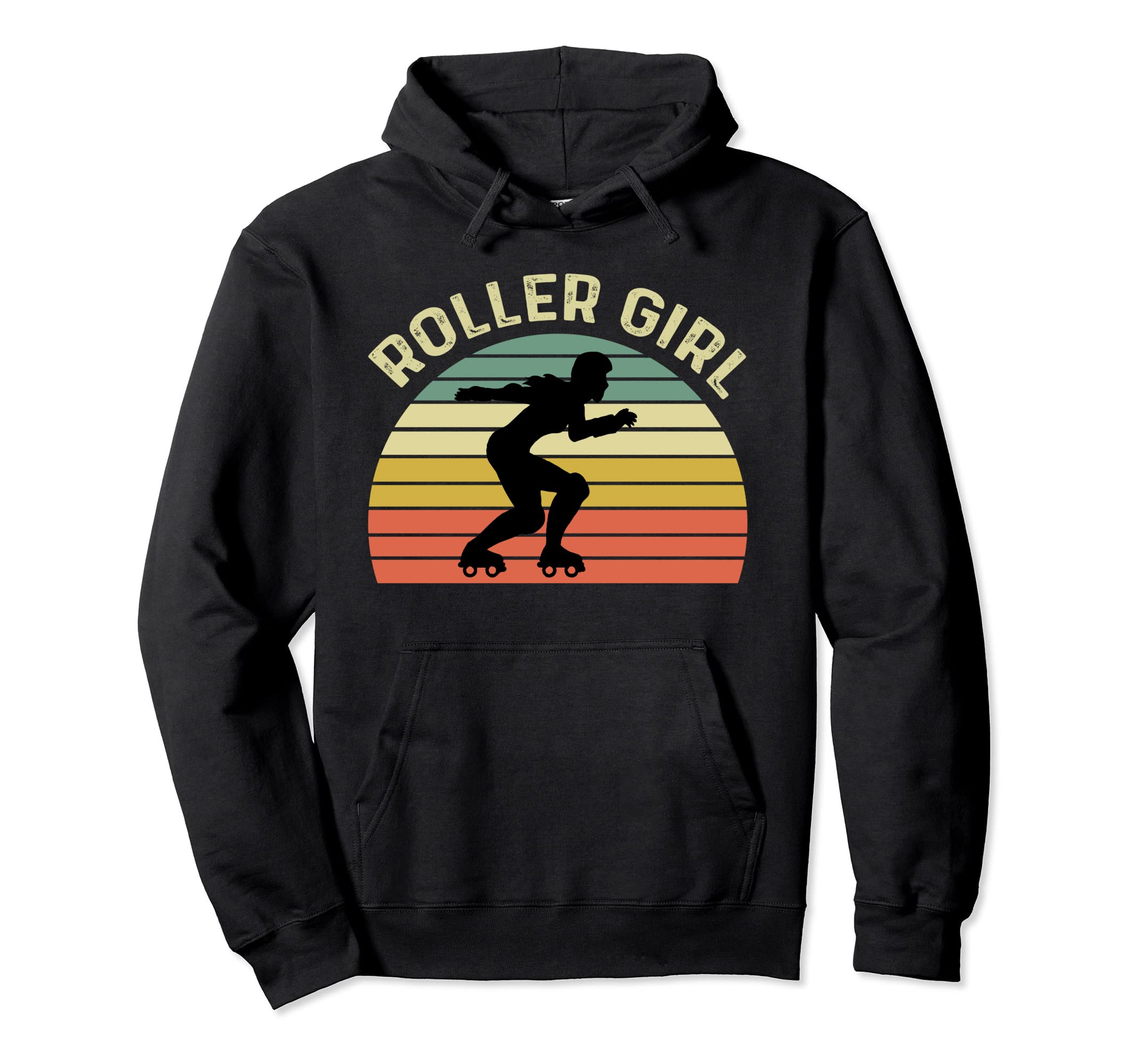 Roller Skating 70S 80S Skate Derby Hoodie - Casual Everyday Wear for Adults - T-Shirt, Sweatshirt, Hoodie