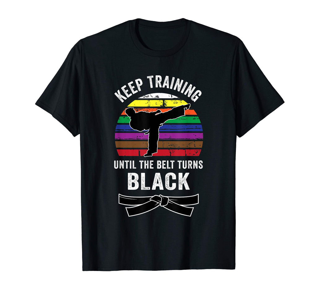 Taekwondo Sunset Rank Belt Color T-Shirt - Aesthetic Graphic for Adults - T-Shirt, Sweatshirt, Hoodie
