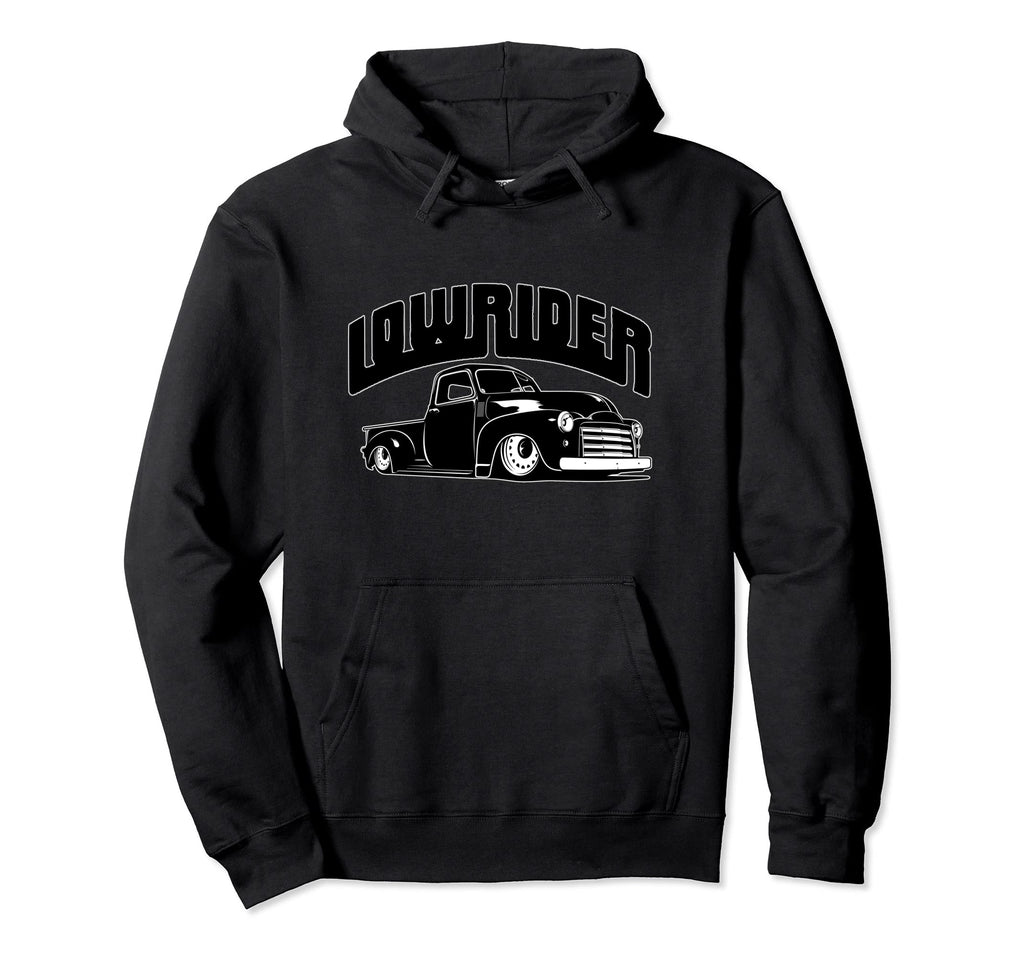 Pickup Truck Custom Lowrider Hot Rod Hoodie - Novelty Apparel Men Women - T-Shirt, Sweatshirt, Hoodie