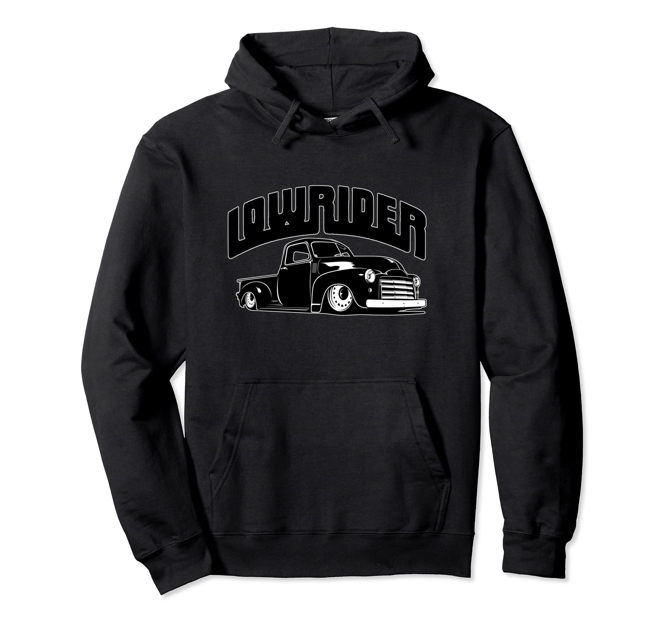Pickup Truck Custom Lowrider Hot Rod Hoodie - Novelty Apparel Men Women - T-Shirt, Sweatshirt, Hoodie