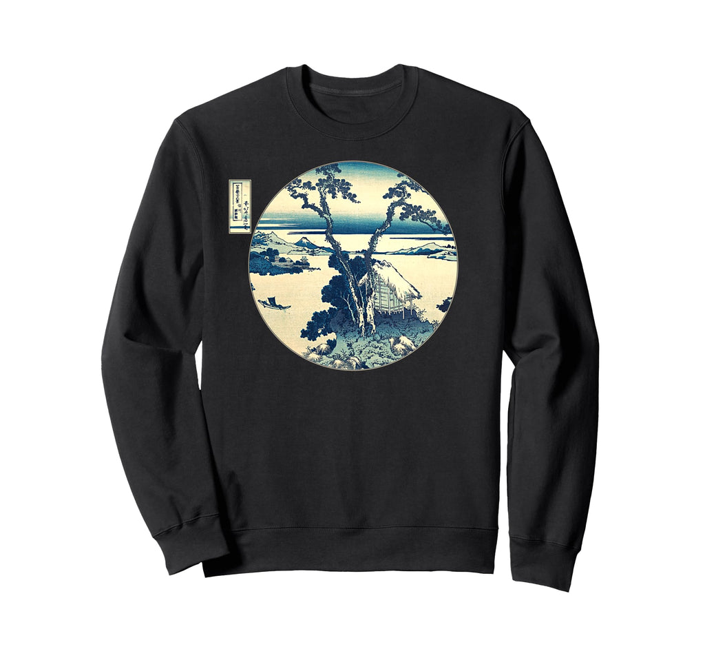 Famous Japanese Art Lake Sweatshirt - Fun Novelty Design for Adults - T-Shirt, Sweatshirt, Hoodie