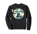 Famous Japanese Art Lake Sweatshirt - Fun Novelty Design for Adults - T-Shirt, Sweatshirt, Hoodie