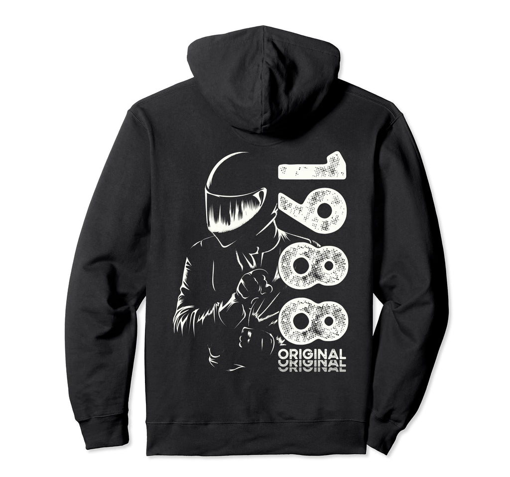 36Th Birthday Motorcycle Motorcyclist Hoodie - Fun Novelty Design Unisex - T-Shirt, Sweatshirt, Hoodie