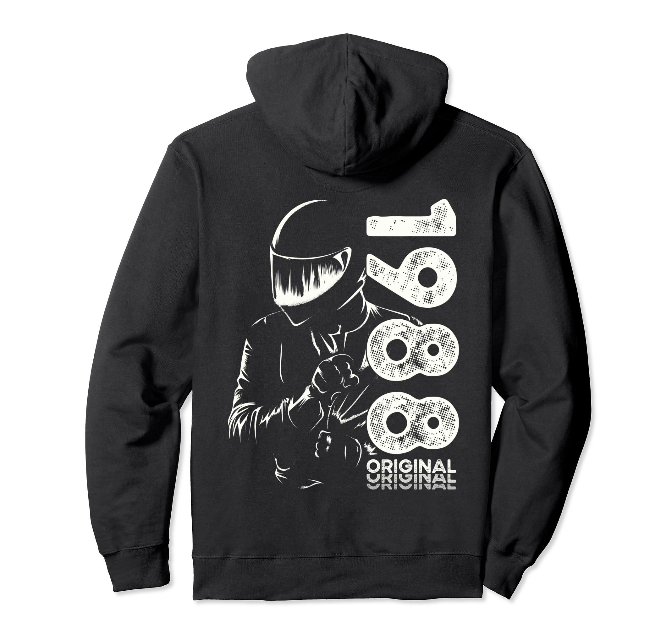 36Th Birthday Motorcycle Motorcyclist Hoodie - Fun Novelty Design Unisex - T-Shirt, Sweatshirt, Hoodie