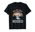 Not My First Rodeo Cowboy Boots T-Shirt - Minimalist Print Men Women - T-Shirt, Sweatshirt, Hoodie