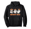Western Halloween Cowboy Ghost Howdy Boo Hoodie - Aesthetic Graphic Unisex - T-Shirt, Sweatshirt, Hoodie