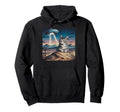 Funny Cat Western Ufo Cowboy Cat Hoodie - Streetwear Style Unisex - T-Shirt, Sweatshirt, Hoodie