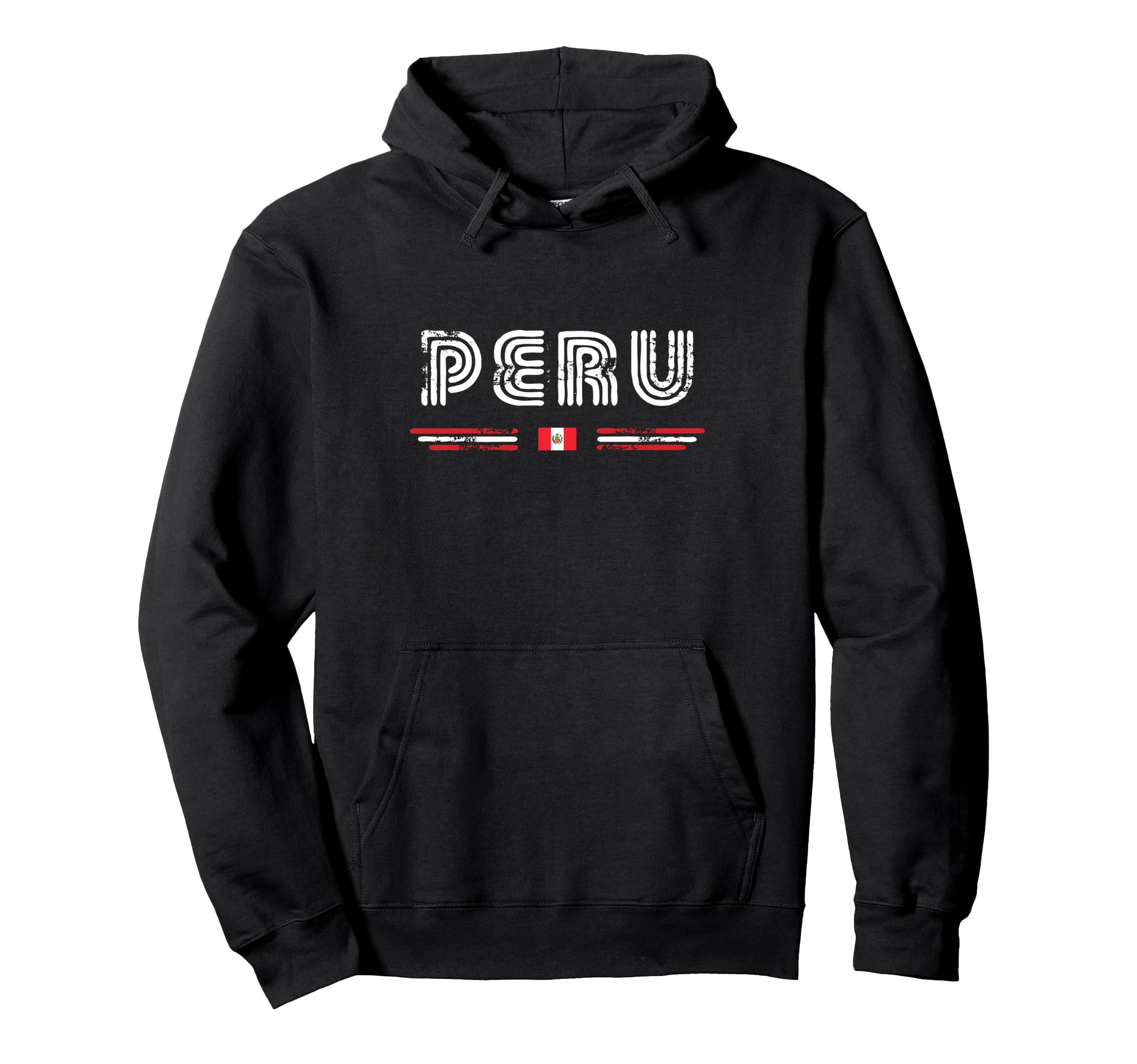 Peru 70S 80S Type Flag Hoodie - Minimalist Print Unisex - T-Shirt, Sweatshirt, Hoodie