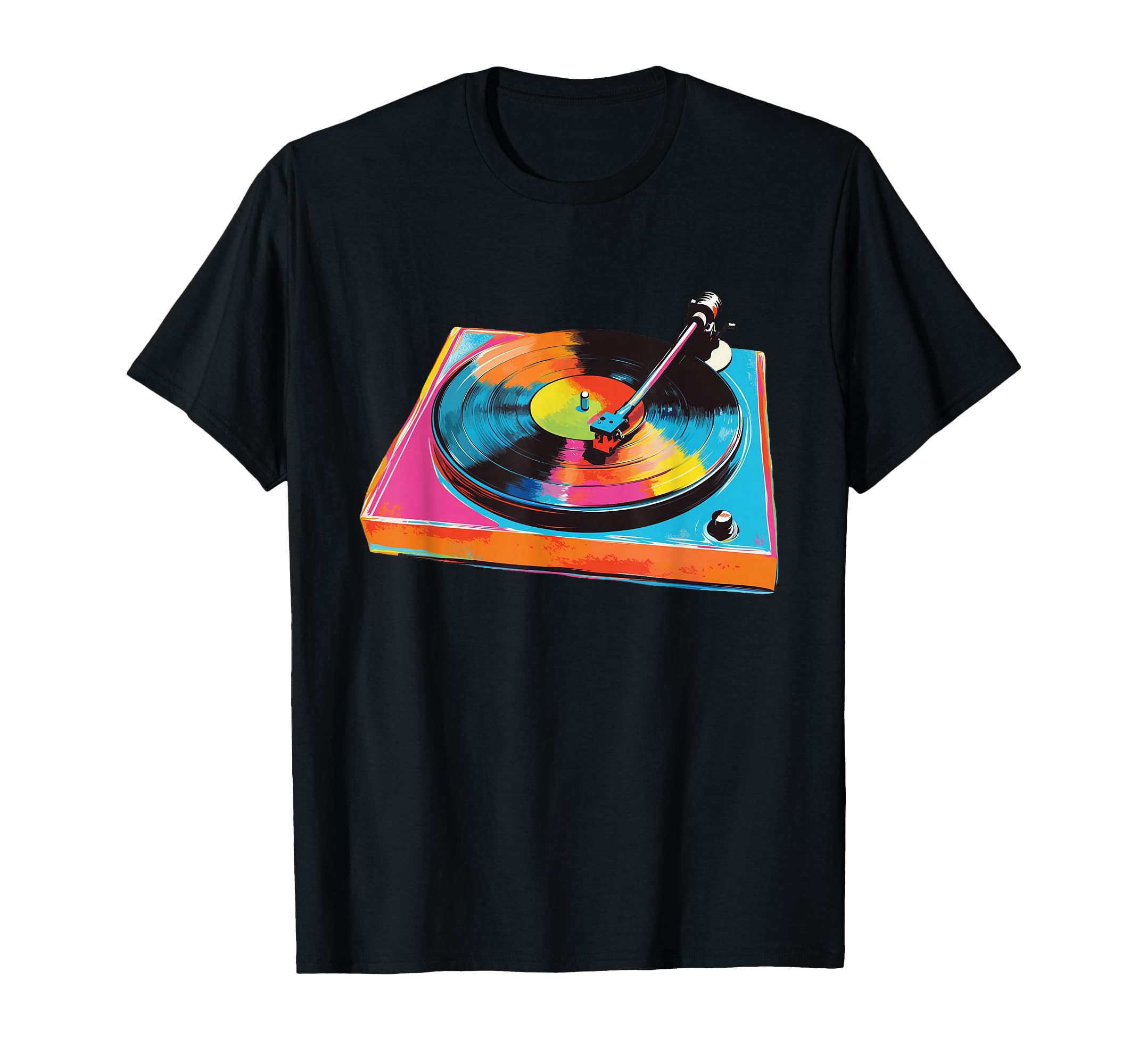 Music Lover Dj Turntable Vinyl T-Shirt - Aesthetic Graphic Men Women - T-Shirt, Sweatshirt, Hoodie