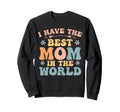 Best Mom World Groovy Floral Mama Sweatshirt - Unique Graphic for Adults - T-Shirt, Sweatshirt, Hoodie