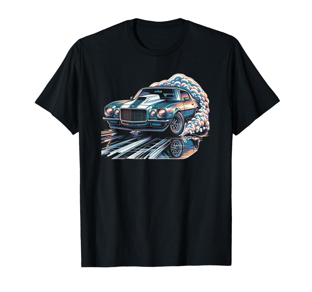 American Muscle Car 60S 70S Car Lover T-Shirt - Custom Art Print for Adults - T-Shirt, Sweatshirt, Hoodie