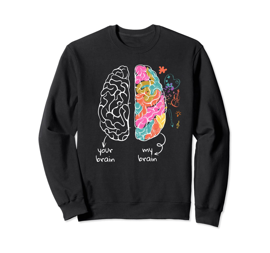 Inspiring My Brain Sweatshirt - Fun Novelty Design Men Women - T-Shirt, Sweatshirt, Hoodie