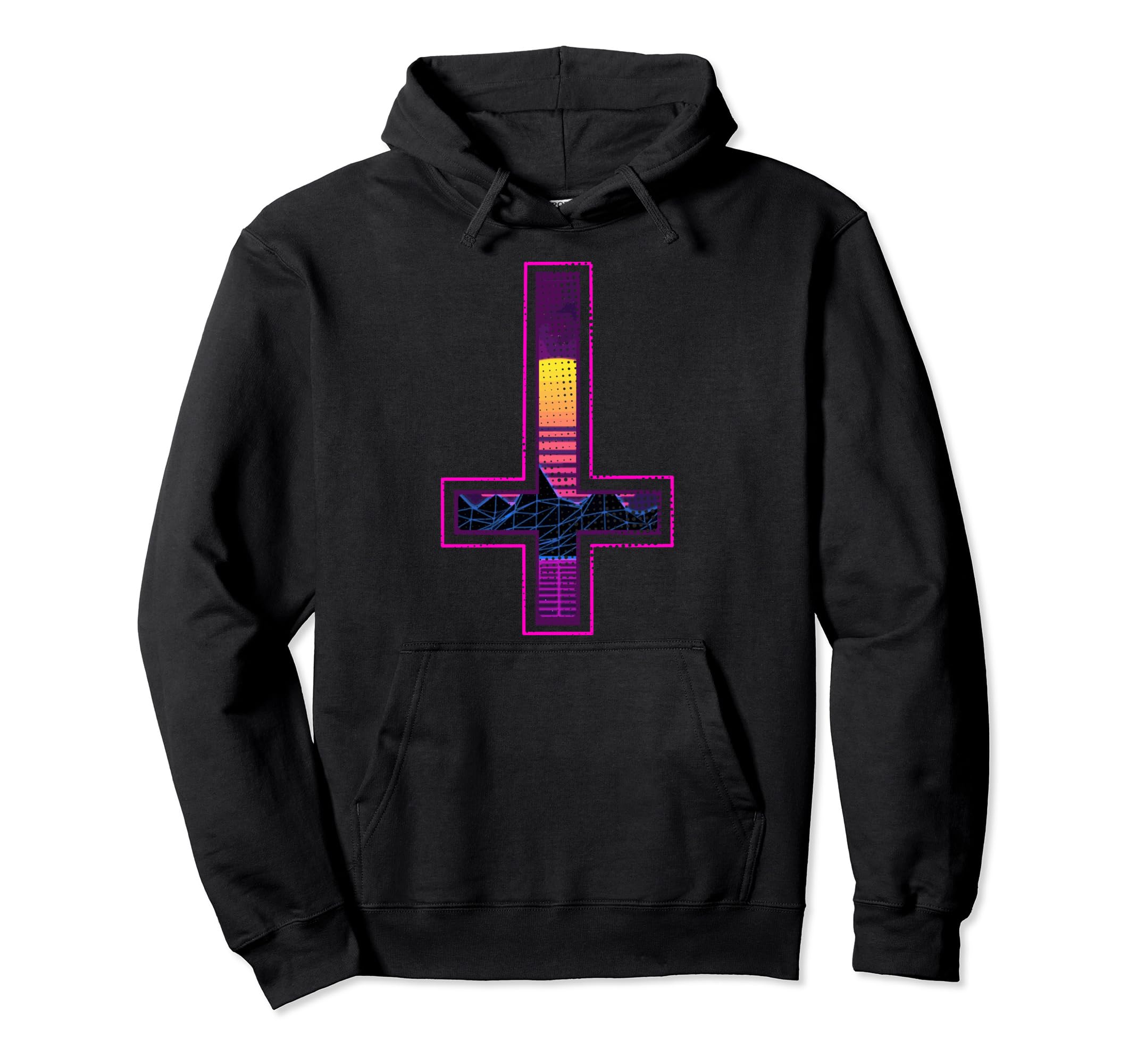 Synthwave Aesthetic Retrowave Hoodie - Casual Everyday Wear for Adults - T-Shirt, Sweatshirt, Hoodie