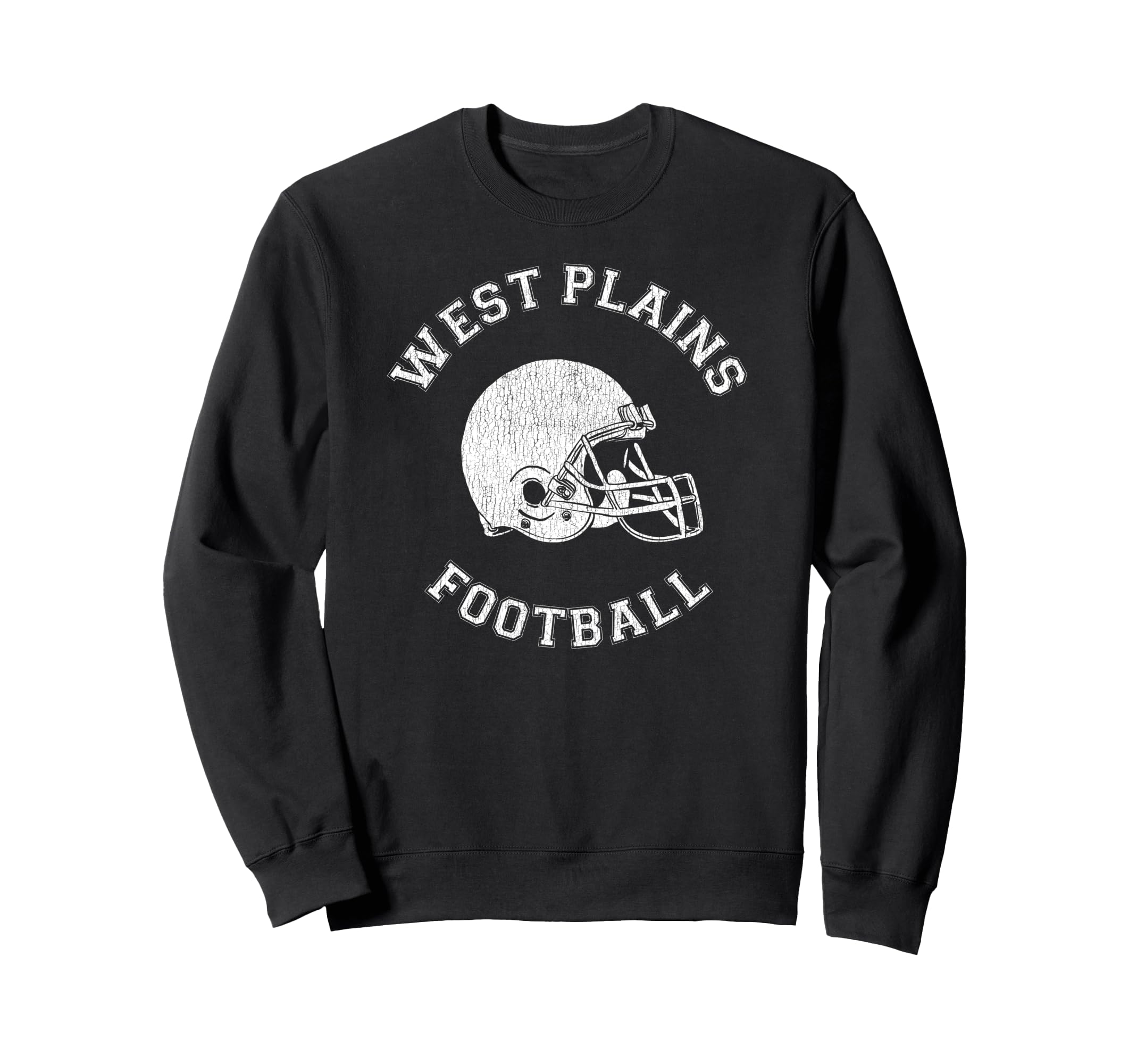 West Plains Football Distressed Sweatshirt - Fun Novelty Design Men Women - T-Shirt, Sweatshirt, Hoodie