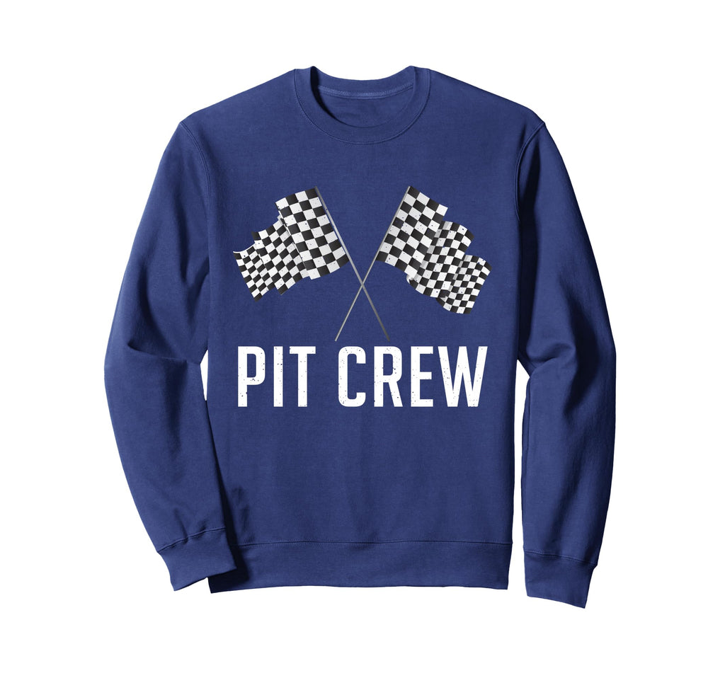 Pit Crew Race Car Parties Sweatshirt - Casual Everyday Wear Men Women - T-Shirt, Sweatshirt, Hoodie