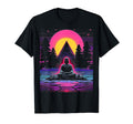 Synthwave Buddha Cyberpunk 80S Sci T-Shirt - Aesthetic Graphic for Adults - T-Shirt, Sweatshirt, Hoodie