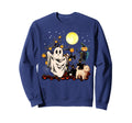 Ghost Walking West Highland White Sweatshirt - Streetwear Style Men Women - T-Shirt, Sweatshirt, Hoodie