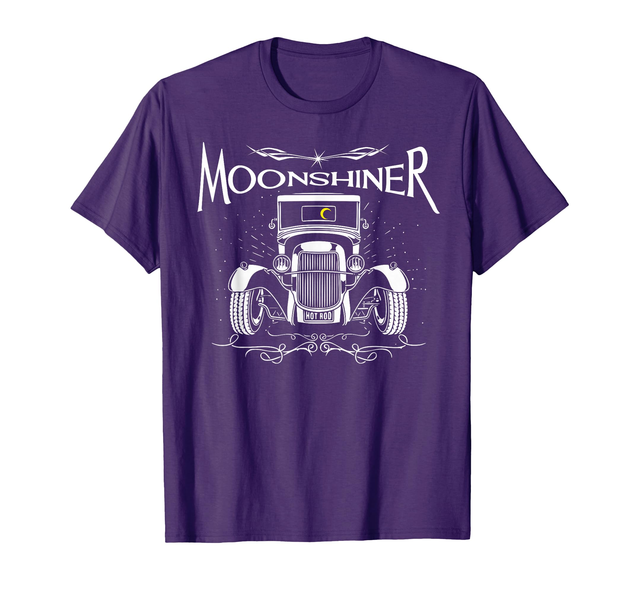 Moonshiner Hot Rod Hauling Shine T-Shirt - Aesthetic Graphic Unisex - T-Shirt, Sweatshirt, Hoodie