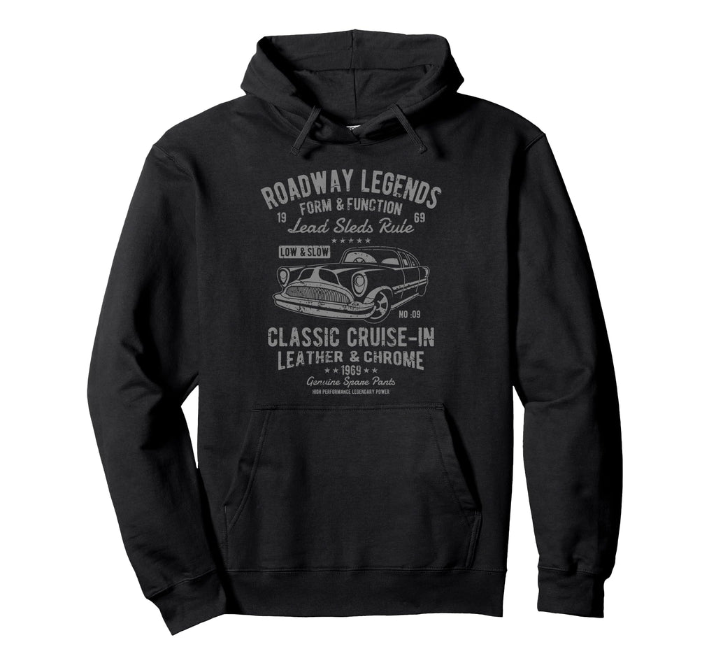 Automotive Nostalgia Car Cruise Hoodie - Streetwear Style for Adults - T-Shirt, Sweatshirt, Hoodie