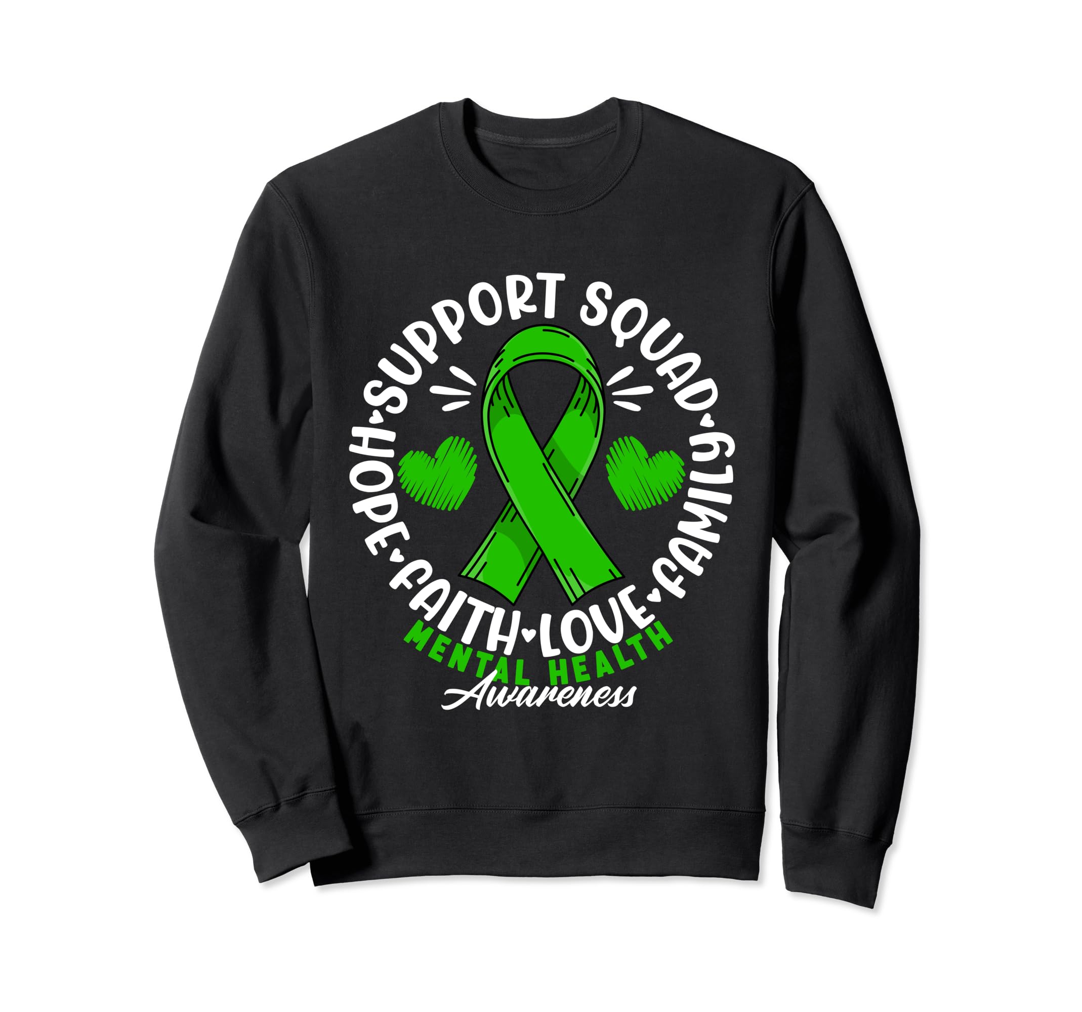 Support Awareness Squad I Depression Sweatshirt - Aesthetic Graphic Unisex - T-Shirt, Sweatshirt, Hoodie