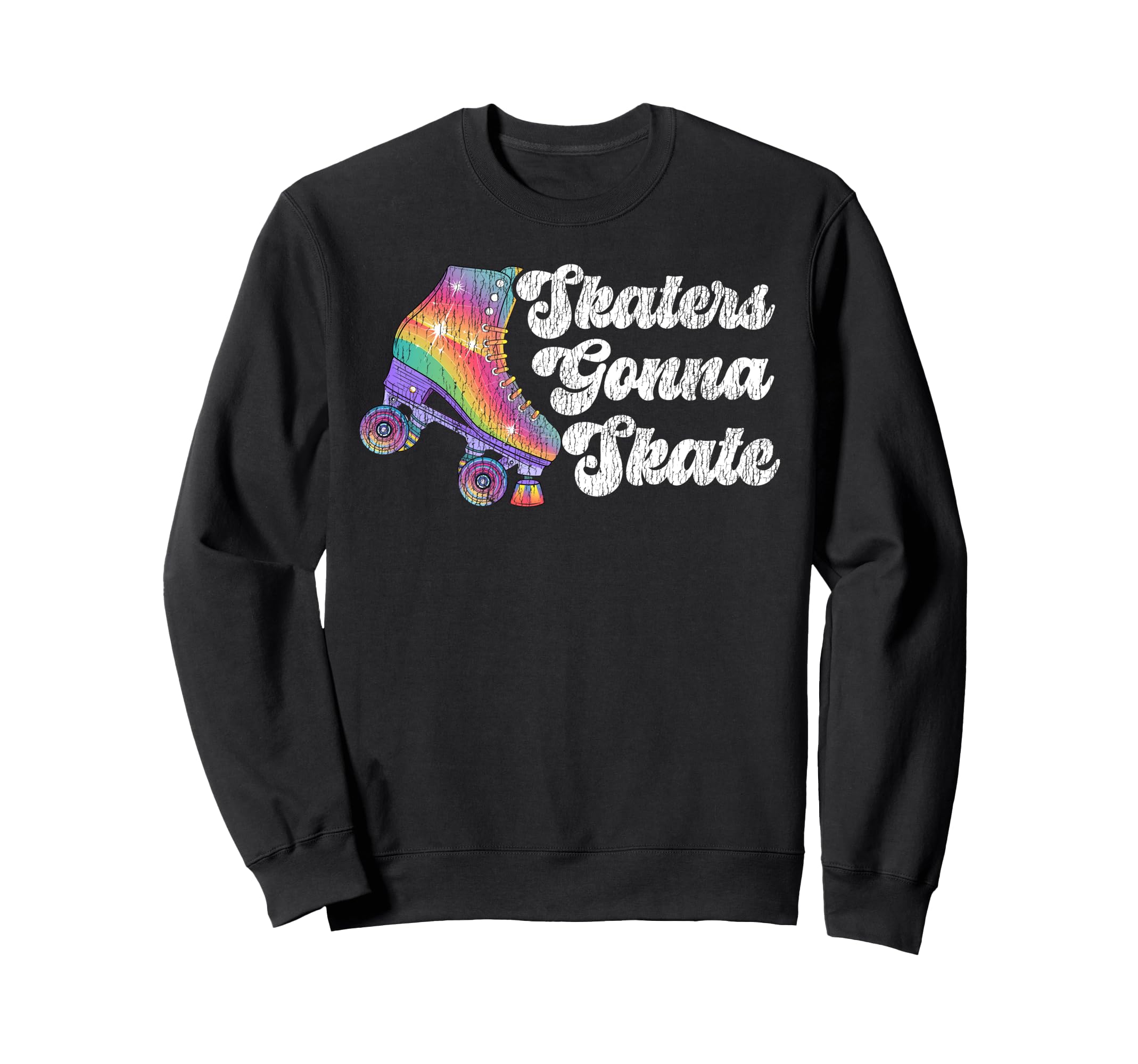 Roller Skating Skate 1970S Skaters Sweatshirt - Custom Art Print Men Women - T-Shirt, Sweatshirt, Hoodie