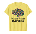 Yellow Mental Health Awareness Mental T-Shirt - Graphic Print Men Women - T-Shirt, Sweatshirt, Hoodie