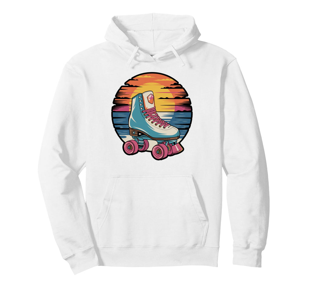 Colorful Roller Skate Lineup Hoodie - Casual Everyday Wear Unisex - T-Shirt, Sweatshirt, Hoodie