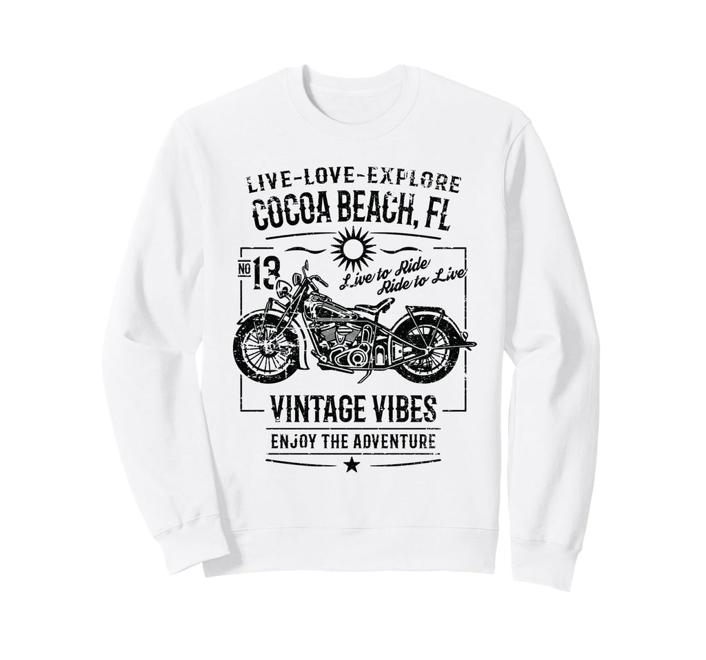 Cocoa Beach Florida Usa Adventure Sweatshirt - Aesthetic Graphic Unisex - T-Shirt, Sweatshirt, Hoodie