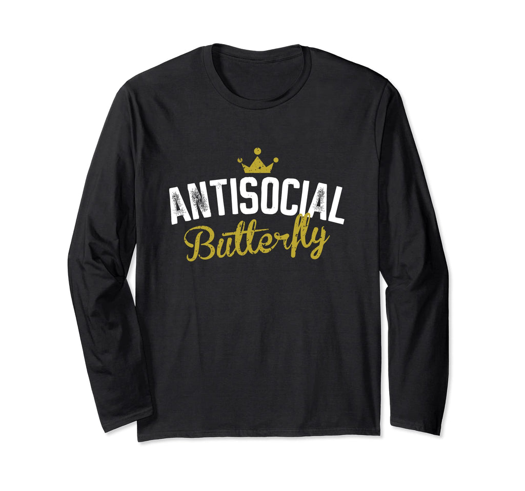 Antisocial Butterfly T-Shirt - Graphic Print for Adults - T-Shirt, Sweatshirt, Hoodie