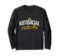 Antisocial Butterfly T-Shirt - Graphic Print for Adults - T-Shirt, Sweatshirt, Hoodie