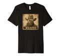 Wanted Mugshot Cowboy Western T-Shirt - Graphic Print for Adults - T-Shirt, Sweatshirt, Hoodie