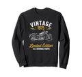 1975 Biker Motorcycle Fiftieth Sweatshirt - Aesthetic Graphic Men Women - T-Shirt, Sweatshirt, Hoodie