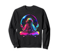 Synthwave Astronaut Cyberpunk Sweatshirt - Fun Novelty Design Men Women - T-Shirt, Sweatshirt, Hoodie
