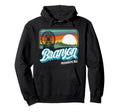 Branson Missouri 80S Distressed Hoodie - Minimalist Print Men Women - T-Shirt, Sweatshirt, Hoodie