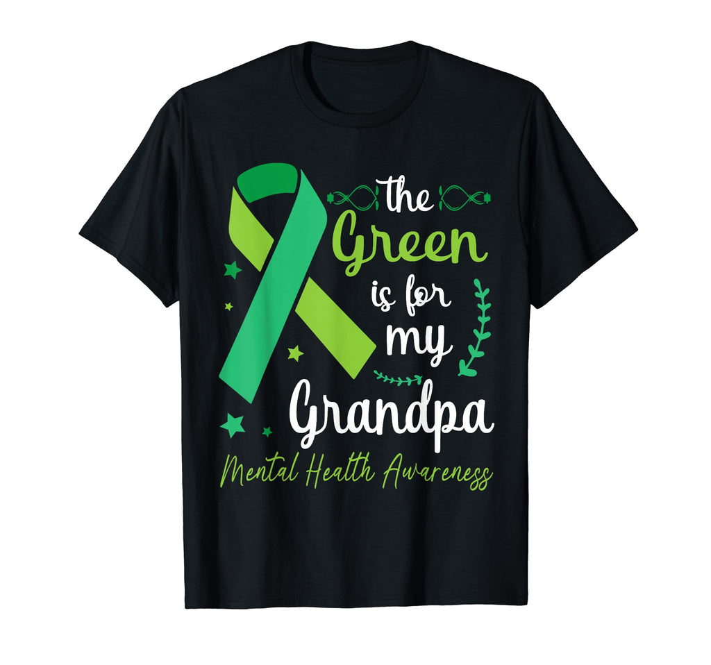 Green Is My Grandpa Fight Mental T-Shirt - Aesthetic Graphic for Adults - T-Shirt, Sweatshirt, Hoodie