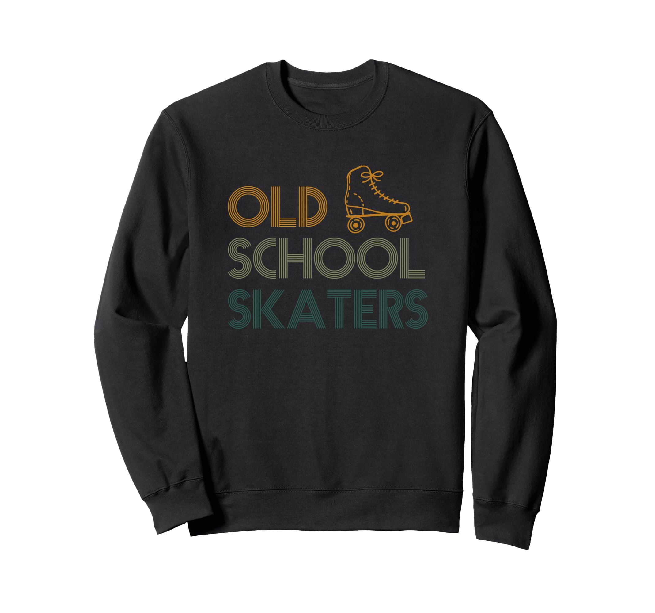 Roller Skates Old School Derby Sweatshirt - Novelty Apparel for Adults - T-Shirt, Sweatshirt, Hoodie
