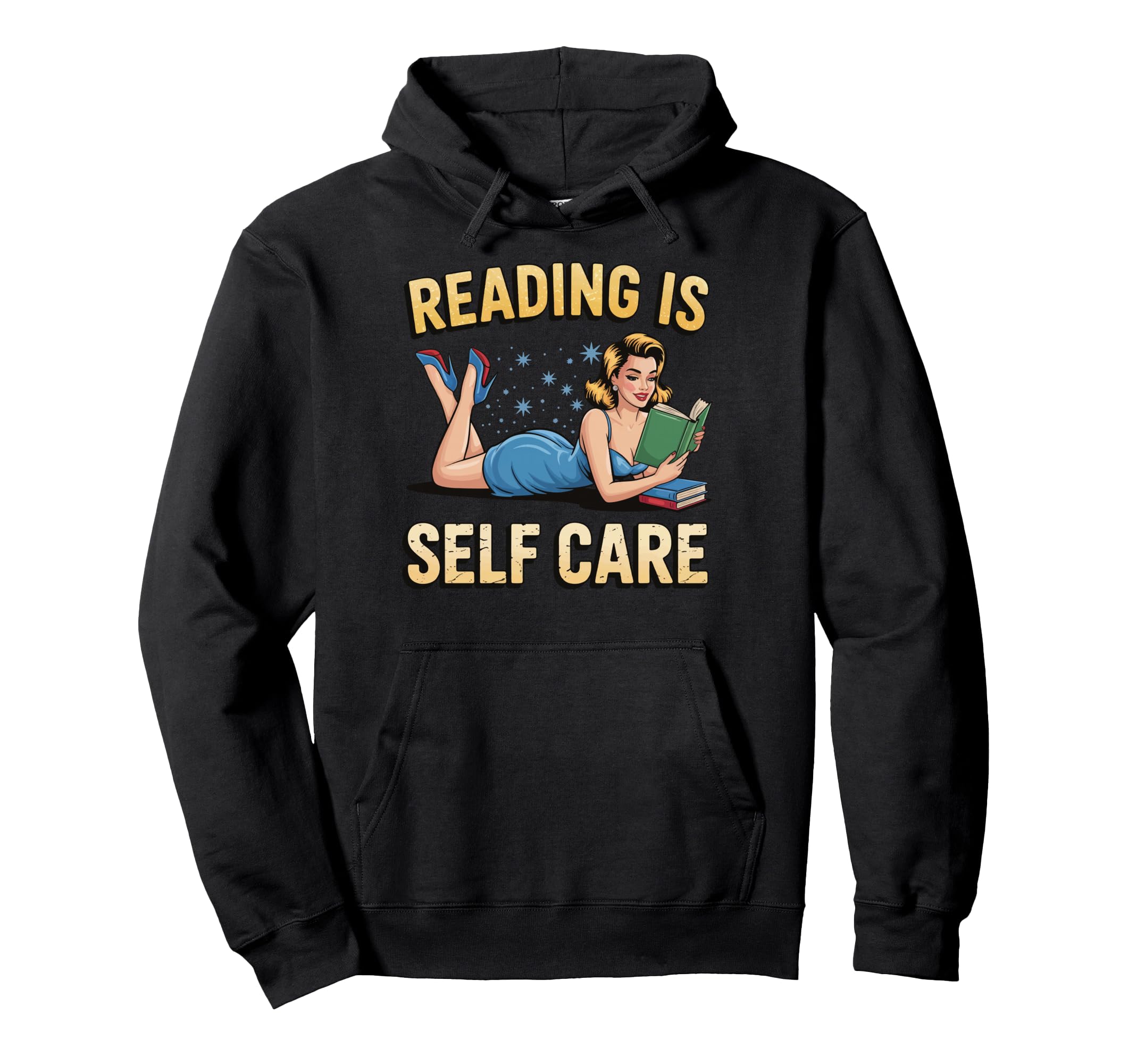 Reading Book Avid Reader Bibliophile Sweatshirt - Aesthetic Graphic Unisex - T-Shirt, Sweatshirt, Hoodie
