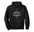 Chakra Chakras Aligned Lotus Mandala Hoodie - Fun Novelty Design Unisex - T-Shirt, Sweatshirt, Hoodie